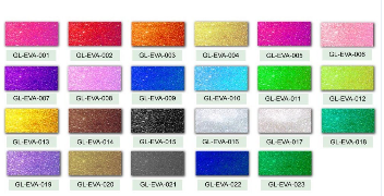 Glitter Rubber EVA Foam Sheet For Craft Work