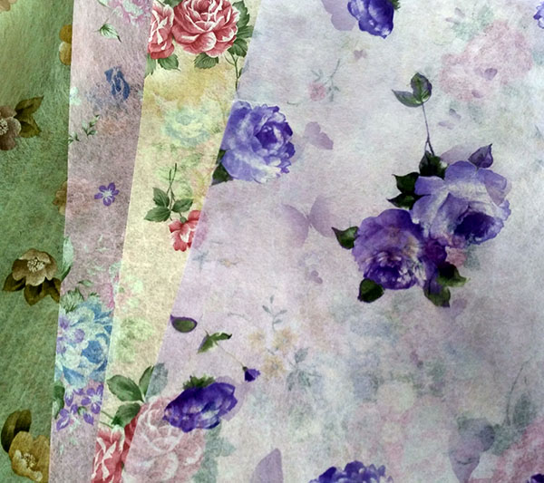 NEW Design Non-woven Floral Wrapping Paper
