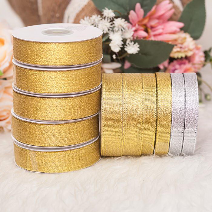 Colorful Gift Package Glitter Ribbon Gift Metallic