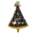 Wholesal New Design Happy New Years Tree Balloons Decorations for New Years Eve Party Supplies