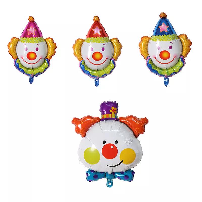 Wholesal Cartoon Theme Aluminum Foil Balloon Birthday Party Decorations Children'S Gifts Kid Toy Clown Balloons